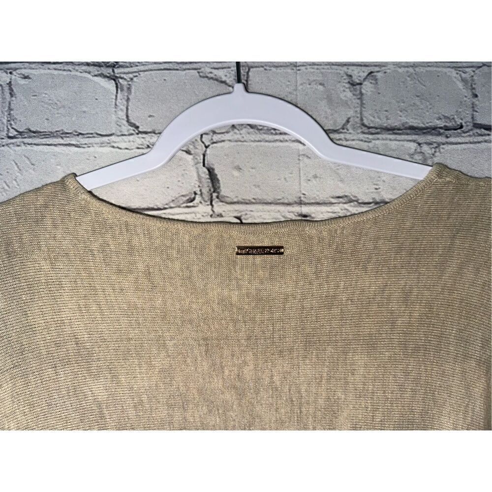 Michael Kors Women’s Large Long Sleeve Light Sweater Beige - Picture 4 of 9